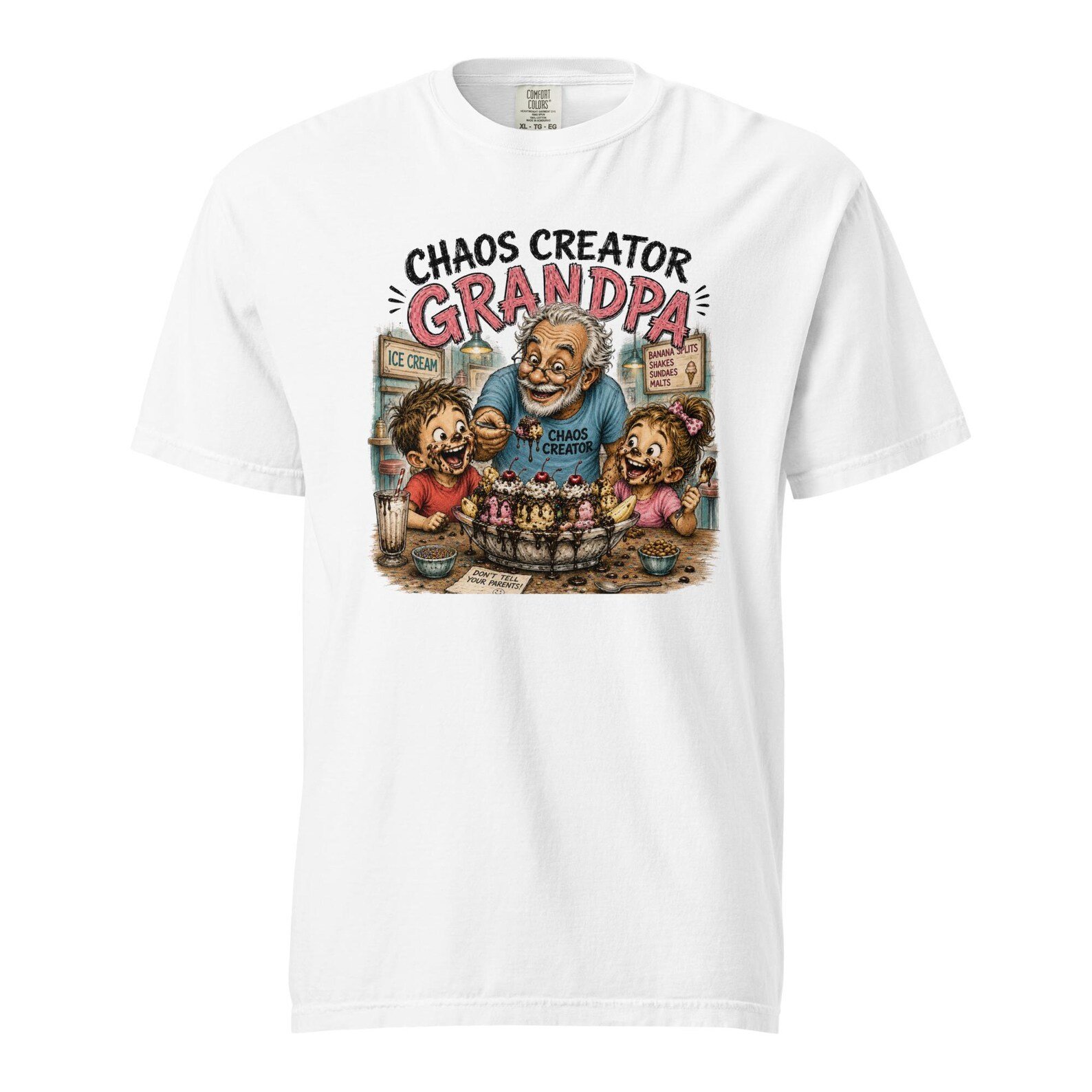 Chaos Creator Grandpa Shirt design