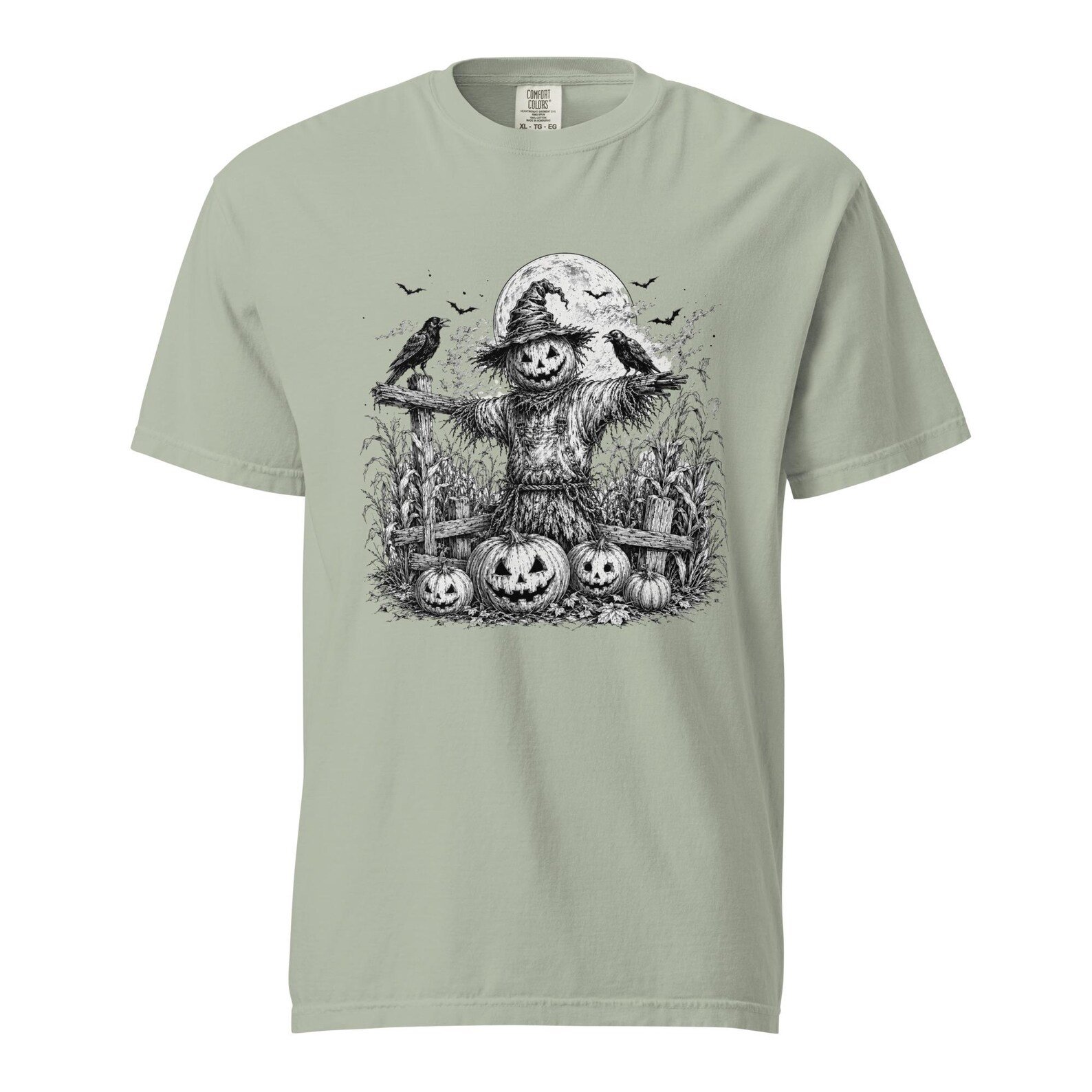 Vintage Scarecrow Pumpkin Shirt design