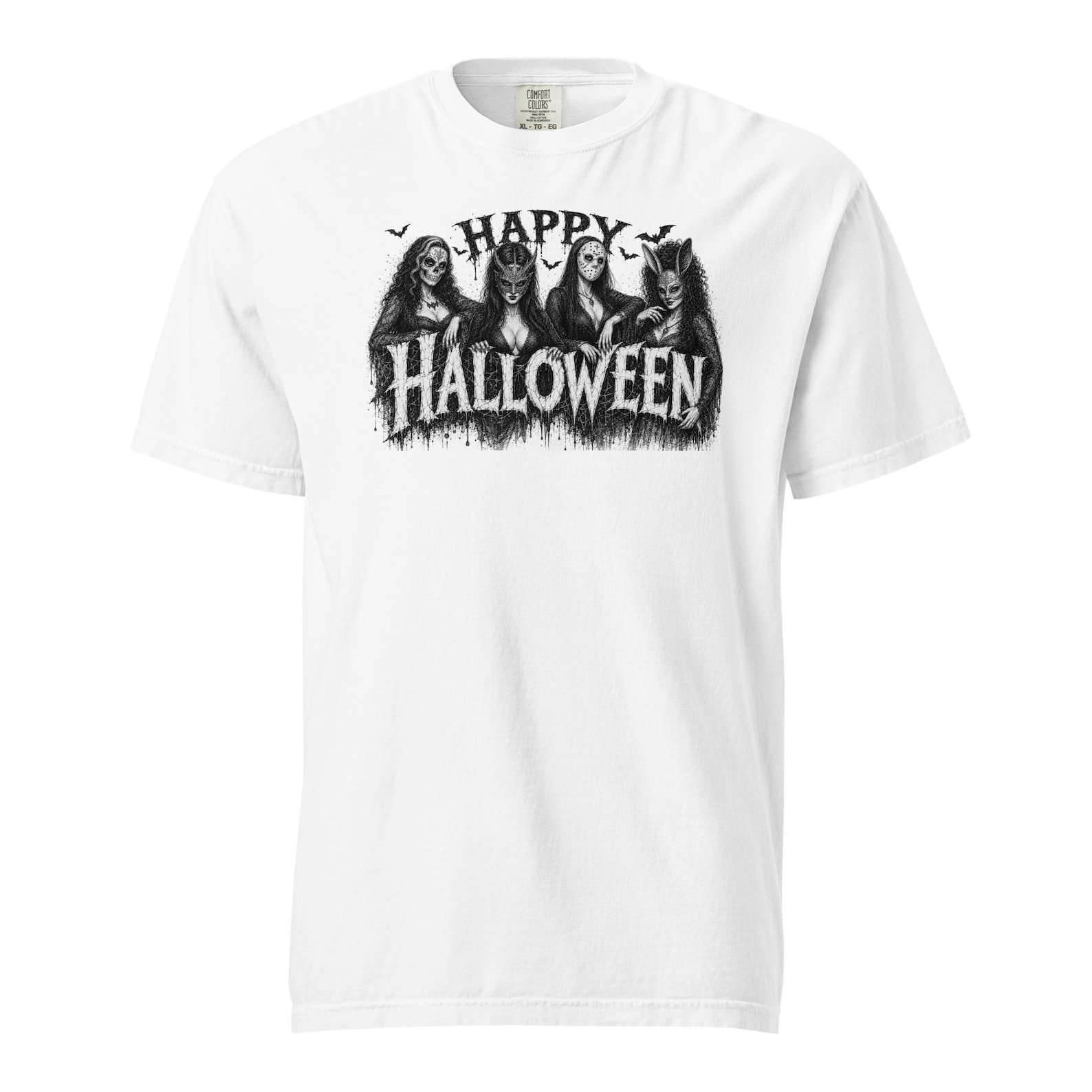 Ghost & Witch Silhouette Shirt design