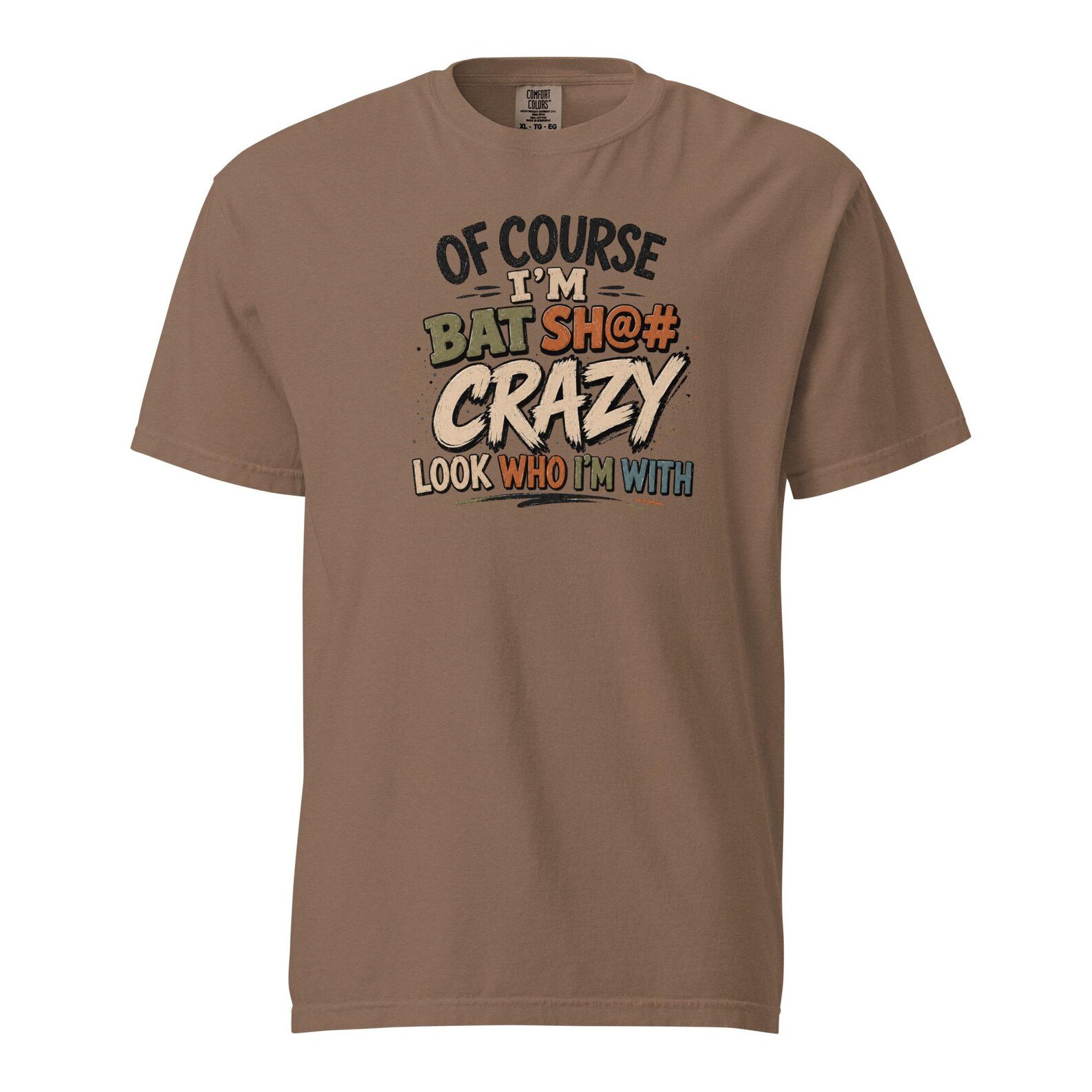 Funny Couples Shirt on a Comfort Colors t-shirt