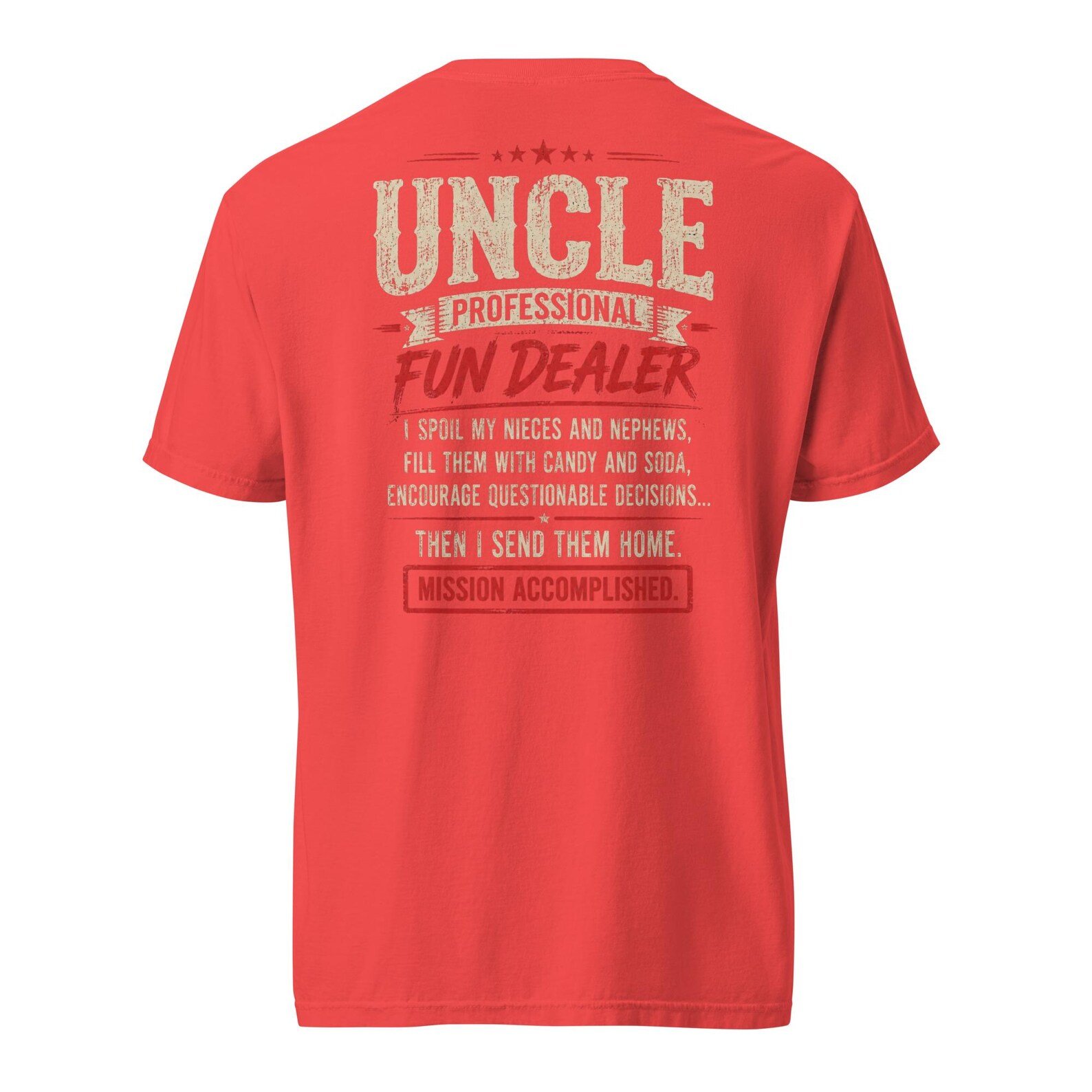 Uncle: Professional Fun Dealer Shirt design