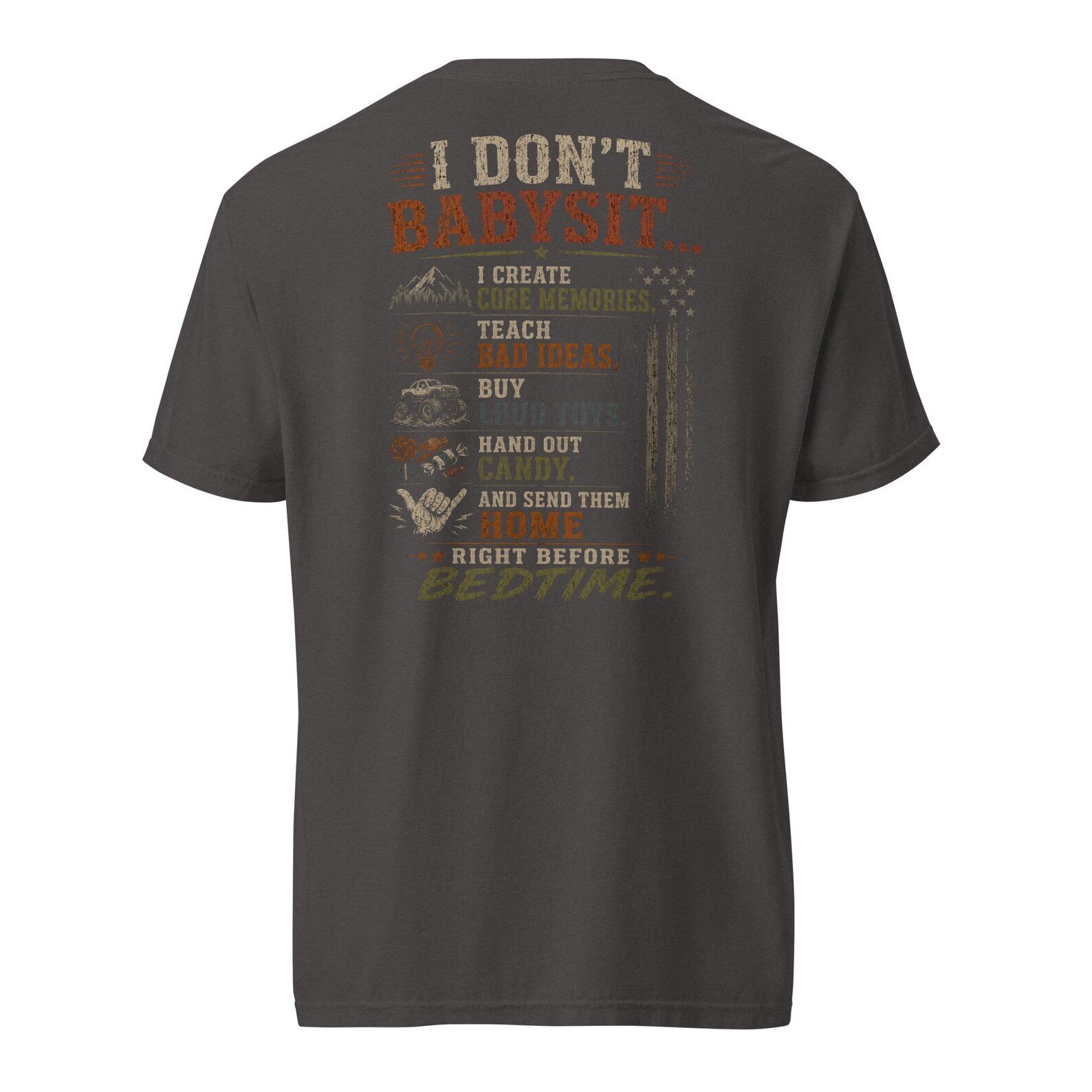 I Don't Babysit Shirt design